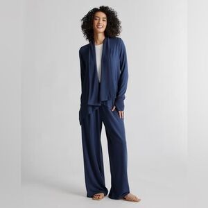 Quince French Terry Modal Cardigan in Navy $89 Size S